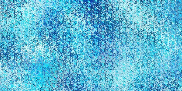Светло Синий Векторный Шаблон Линиями Иллюстрация Абстрактном Стиле Изогнутым Градиентом — стоковый вектор