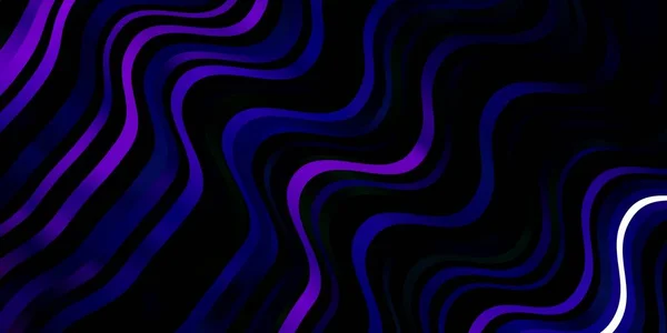 Modèle Vectoriel Rose Foncé Bleu Avec Lignes Courbes — Image vectorielle