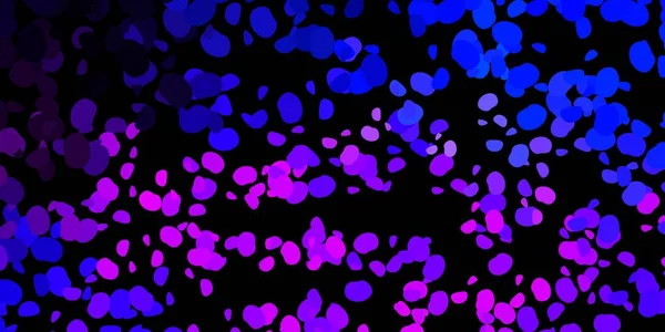 Темно Рожевий Синій Векторний Фон Випадковими Формами Сучасна Абстрактна Ілюстрація — стоковий вектор