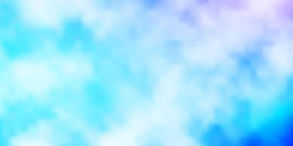 ライトピンク 積雲の青いベクトルの背景 カラフルな空 雲とグラデーションのイラスト ウェブサイトのテンプレート — ストックベクタ