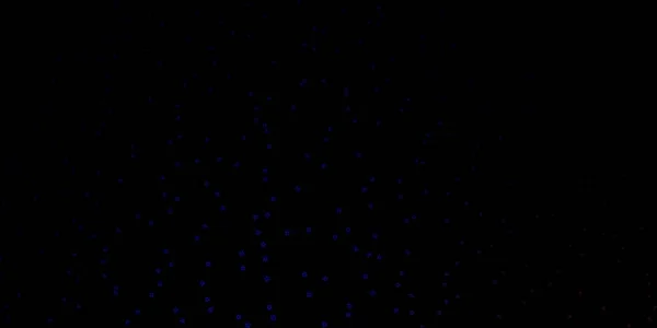 Dunkelblaue Rote Vektorschablone Mit Neonsternen Leuchtend Bunte Illustration Mit Kleinen — Stockvektor