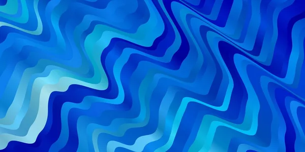 Diseño Vectorial Azul Claro Con Líneas Iris Ilustración Abstracta Colorida — Vector de stock
