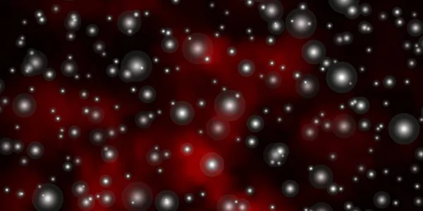 Dunkelroter Vektorhintergrund Mit Bunten Sternen Bunte Illustration Mit Abstrakten Gradientensternen — Stockvektor
