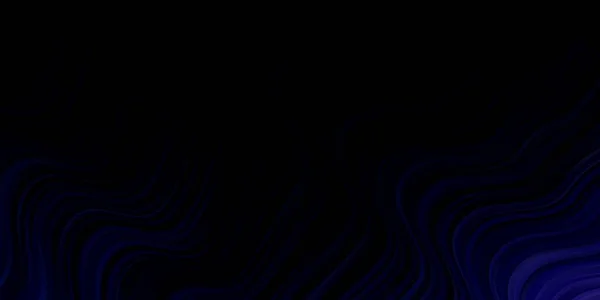 Σκούρο Μπλε Διανυσματικό Μοτίβο Καμπύλες — Διανυσματικό Αρχείο