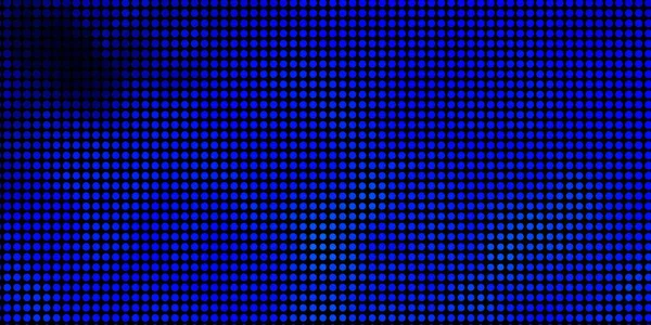 Темный Синий Векторный Фон Пузырями Абстрактные Красочные Диски Простом Градиентном — стоковый вектор