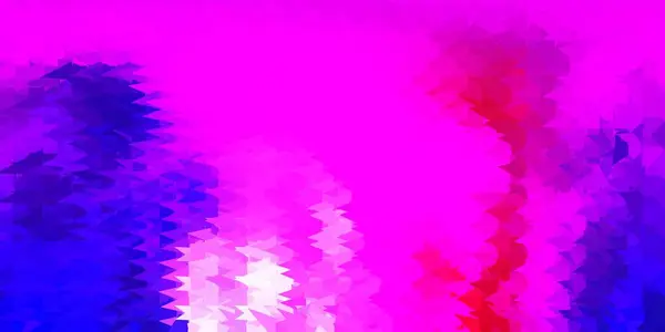 Sötét Lila Rózsaszín Vektor Háromszög Mozaik Tapéta Absztrakt Illusztráció Elegáns — Stock Vector