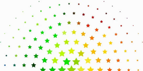 Luz Plantilla Vectorial Multicolor Con Estrellas Neón Diseño Decorativo Desenfoque — Archivo Imágenes Vectoriales