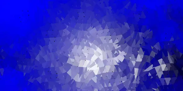 Fondo Del Triángulo Abstracto Vector Azul Oscuro Nueva Ilustración Colorida — Archivo Imágenes Vectoriales