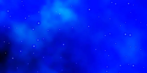 Heller Blauer Vektorhintergrund Mit Bunten Sternen Dekoratives Design Einfachen Stil — Stockvektor