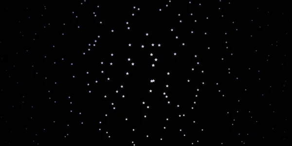 Diseño Vectorial Púrpura Oscuro Con Estrellas Brillantes — Vector de stock