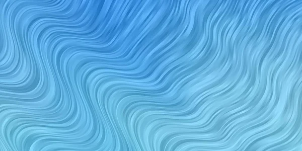 Textura Vetorial Azul Claro Com Curvas Ilustração Gradiente Abstrato Com — Vetor de Stock