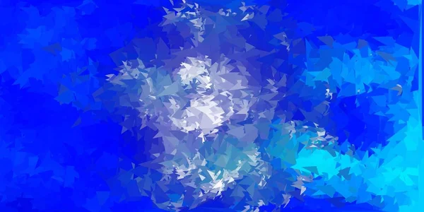 Modello Astratto Triangolo Vettoriale Azzurro Illustrazione Astratta Con Eleganti Triangoli — Vettoriale Stock