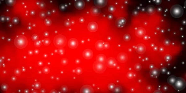 Fondo Vectorial Rojo Oscuro Con Estrellas Colores Ilustración Colorida Brillante — Vector de stock