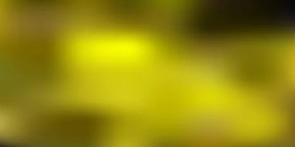 Dunkelgrüne Gelbe Vektorabstrakte Verschwimmen Bunte Illustration Mit Farbverlauf Halbton Stil — Stockvektor