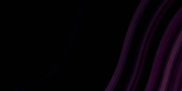 Patrón Vectorial Púrpura Oscuro Con Líneas Irónicas Ilustración Estilo Semitono — Vector de stock