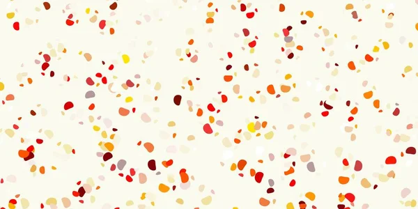Ανοιχτό Πορτοκαλί Διανυσματικό Μοτίβο Αφηρημένα Σχήματα Εικονογράφηση Πολύχρωμα Σχήματα Αφηρημένο — Διανυσματικό Αρχείο