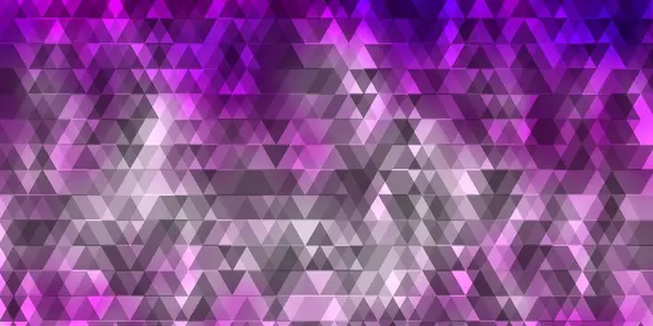 Luz Púrpura Fondo Vectorial Rosa Con Líneas Triángulos Ilustración Abstracta — Archivo Imágenes Vectoriales