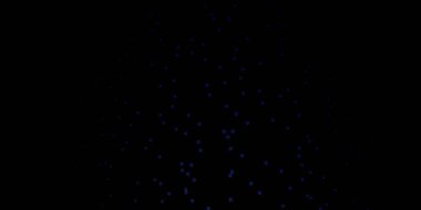 Renkli yıldızlı koyu mavi vektör arkaplanı.