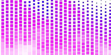Açık Mor, kare şeklinde pembe vektör deseni. Dikdörtgenli soyut gradyan çizimi. Cep telefonları için şablon.