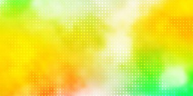 Dairesel ışık çok renkli vektör arkaplanı. Doğa tarzında renkli noktaları olan soyut illüstrasyon. İş ilanları için şablon.