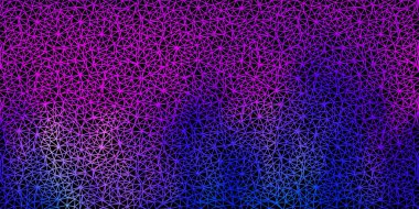 Açık mavi, kırmızı vektör soyut üçgen deseni. Gradyan üçgenli zarif soyut illüstrasyon. Uygulamalarınız için modern tasarım.