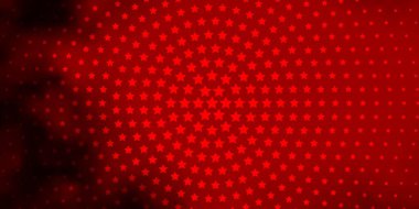 Koyu Turuncu, güzel yıldızlı vektör dokusu.