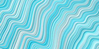 Bükülmüş çizgilerle hafif BLUE vektör arkaplanı.