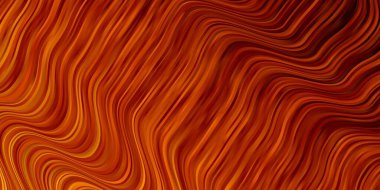 Bükülmüş çizgileri olan hafif turuncu vektör arka planı. Eğimli renkli geometrik örnekler var. Cep telefonları için şablon.