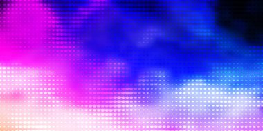 Açık Pembe, daireli Mavi vektör arkaplanı.