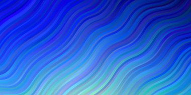 Açık Mavi, Wry çizgileri ile yeşil vektör düzeni.