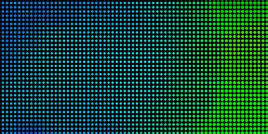 Açık Mavi, daireli yeşil vektör düzeni.