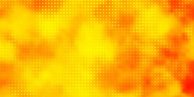 Disklerle Açık Turuncu vektör dokusu.