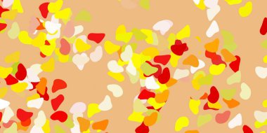 Açık yeşil, Memphis şekilli kırmızı vektör dokusu. Basit bir şekilde gradyan olan renkli soyut biçimler. Duvar kağıdı seti için zarif tasarım.