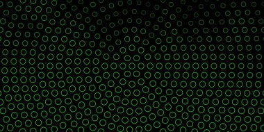 Daireli koyu yeşil vektör dokusu.