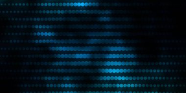 Daireli koyu mavi vektör şablonu.