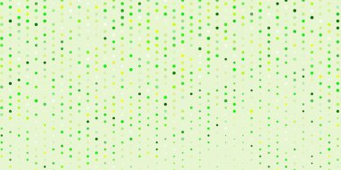 Açık yeşil, küreli sarı vektör deseni. Parlak renkli ve soyut küreler içeren bir resim. Reklamlarınız için tasarım.