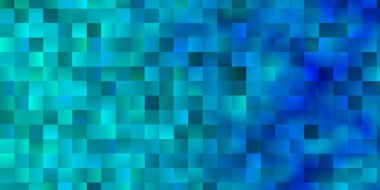 Dikdörtgenli hafif Mavili vektör şablonu. Dikdörtgen şekilli yeni soyut illüstrasyon. Cep telefonları için şablon.