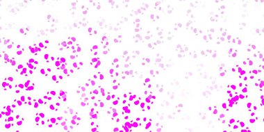 Açık mor, kaotik şekilli pembe vektör arkaplanı. Basit gradyan şekilli renkli bir çizim. İşiniz için akıllı tasarım.