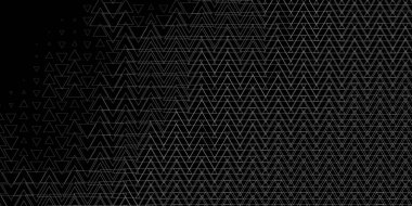 Kristalleri ve üçgenleri olan koyu gri vektör şablonu.