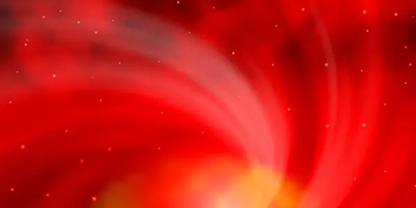 Σκούρο Πορτοκαλί Διάνυσμα Φόντο Πολύχρωμα Αστέρια — Διανυσματικό Αρχείο