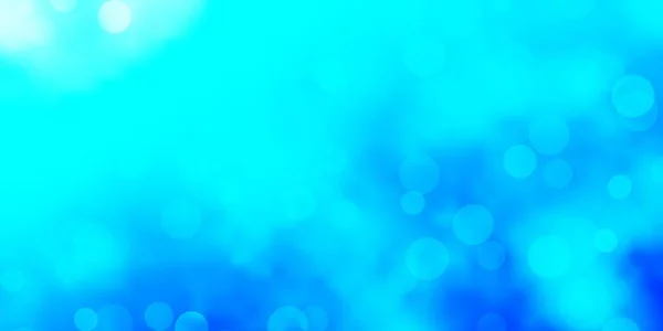 Светло Синий Векторный Фон Кругами Абстрактная Иллюстрация Красочными Пятнами Стиле — стоковый вектор