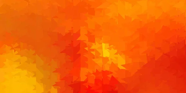 Fondo Pantalla Geométrica Vector Naranja Oscuro Poligonal Ilustración Vidrio Roto — Vector de stock