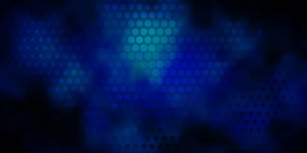 Mörkblå Vektor Layout Med Cirkel Former Modern Abstrakt Illustration Med — Stock vektor