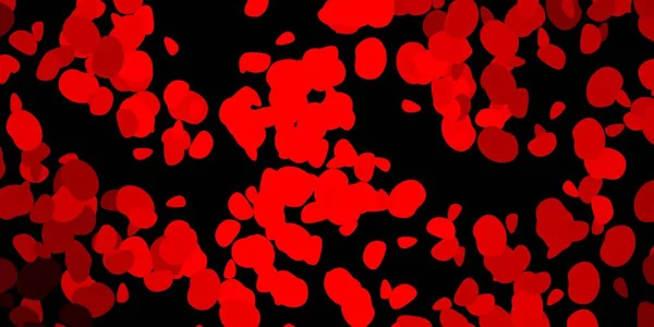 Fondo Vectorial Rojo Oscuro Con Formas Caóticas Ilustración Abstracta Moderna — Archivo Imágenes Vectoriales