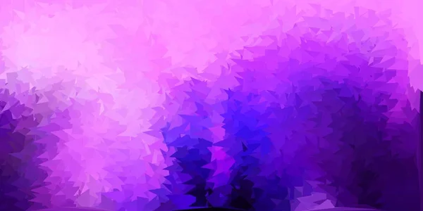 濃い紫 ピンクのベクトル抽象的な三角形のパターン エレガントなグラデーションの三角形の抽象的なイラスト 携帯電話の背景 — ストックベクタ