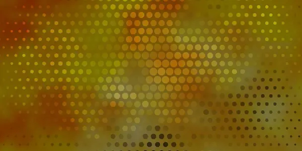 Heller Orangefarbener Vektorhintergrund Mit Blasen Bunte Illustration Mit Farbverläufen Naturstil — Stockvektor