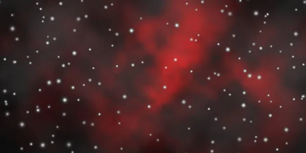 Modelo Vector Vermelho Escuro Com Estrelas Néon —  Vetores de Stock