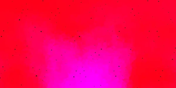 Licht Paars Roze Vector Driehoek Mozaïek Achtergrond Decoratieve Kleurrijke Illustratie — Stockvector