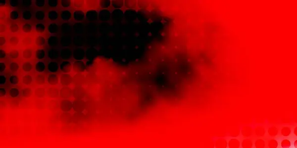 Світло Червоний Векторний Фон Колами Блискуча Абстрактна Ілюстрація Барвистими Краплями — стоковий вектор