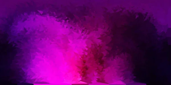 Темно Фіолетове Рожеве Векторне Градієнтне Компонування Багатокутника Абстрактна Ілюстрація Елегантними — стоковий вектор